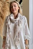 Laundry B Paisley Scarf Natural /5 =